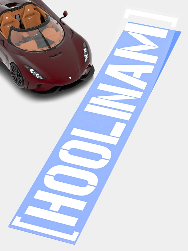 Наклейка на авто HOOLINAM/ На стекло кузов