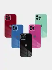 Чехол для iPhone 13, 13 pro, ProMax, Mini айфон про макс мини стеклянный с защитой камеры