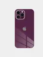 Тёмно-бордовый чехол для iPhone 13, 13 pro, ProMax, Mini айфон про макс мини стеклянный с защитой камеры