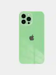 Салатовый чехол для iPhone 13, 13 pro, ProMax, Mini айфон про макс мини стеклянный с защитой камеры