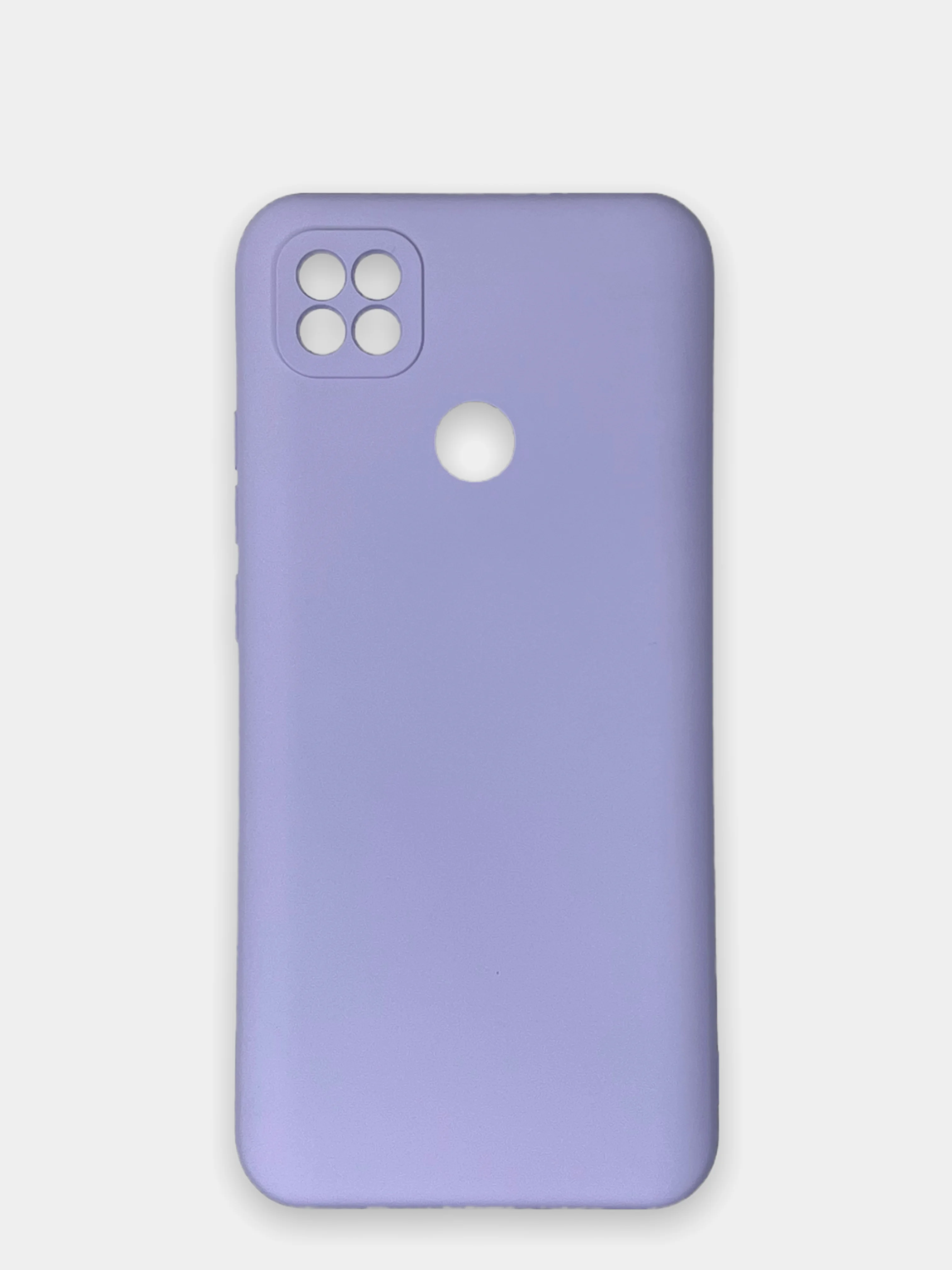 Лавандовый чехол Silicone Cove Xiaomi Redmi 9C, Redmi 9C NFC, Redmi 10A силиконовый, с закрытым низом
