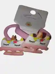 Коралловый резинки для волос, 2 штуки