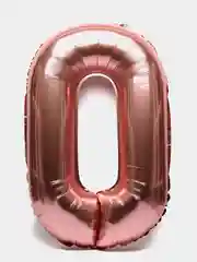 Воздушный шар "Цифра", фольгированный, розовый, 102 см