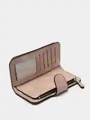 Розовый женский кошелек-картхолдер