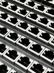 Прямая розетка для подключения сетевых RJ45 проводов 10/100Base-TX под пайку 8 контактов