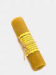Свеча из вощины с мелиссой
