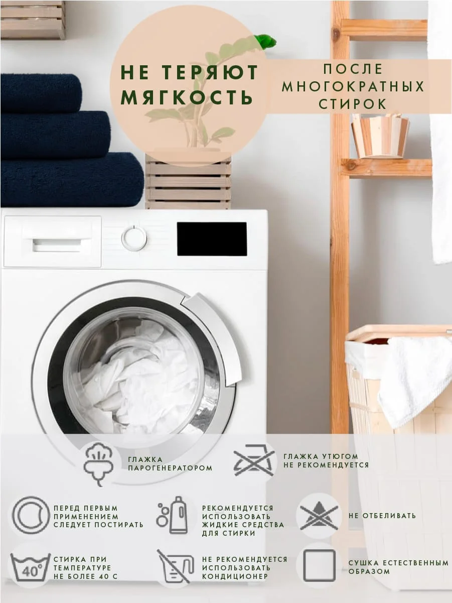 Темно-синий набор махровых банных полотенец, 3 шт., подарок мужчине/папе/коллеге, темно-синий цвет