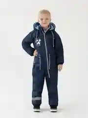 Синий комбинезон детский, мембрана Arctic kids, зима