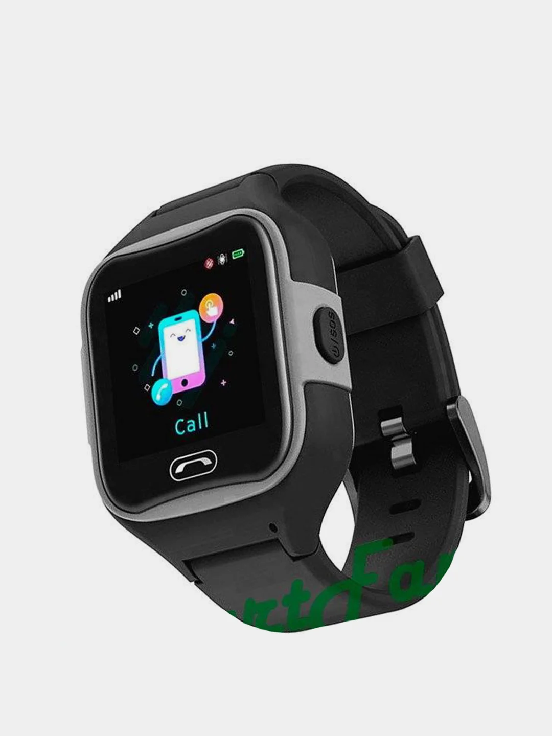 Черный водонепроницаемые часы с виброрежимом Smart Baby Watch SMA M2