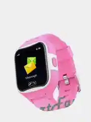 Розовый водонепроницаемые часы с виброрежимом Smart Baby Watch SMA M2