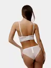 Белый женское нижнее кружевное белье