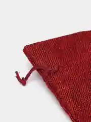 Красный льняные подарочные мешочки. Подарочная упаковка: 7х9, 10х14, 13х18, 15х21, 20х28 см