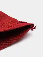 Красный льняные подарочные мешочки. Подарочная упаковка: 7х9, 10х14, 13х18, 15х21, 20х28 см