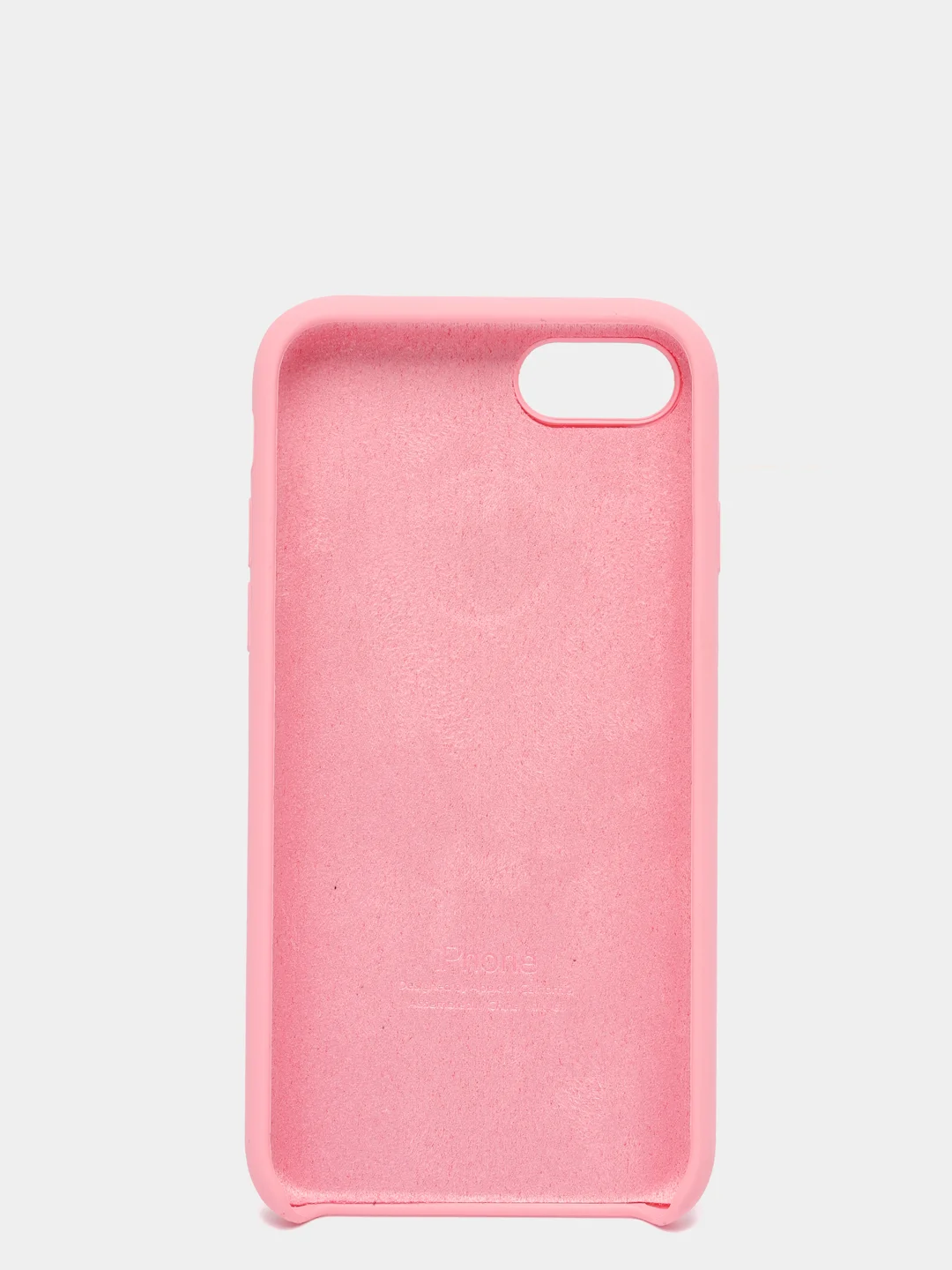 Розовый силиконовый чехол на iPhone 6, 6S / 7, 8 / 7 Plus, 8 Plus / X, XS / XR (разные цвета)