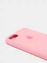 Розовый силиконовый чехол на iPhone 6, 6S / 7, 8 / 7 Plus, 8 Plus / X, XS / XR (разные цвета)