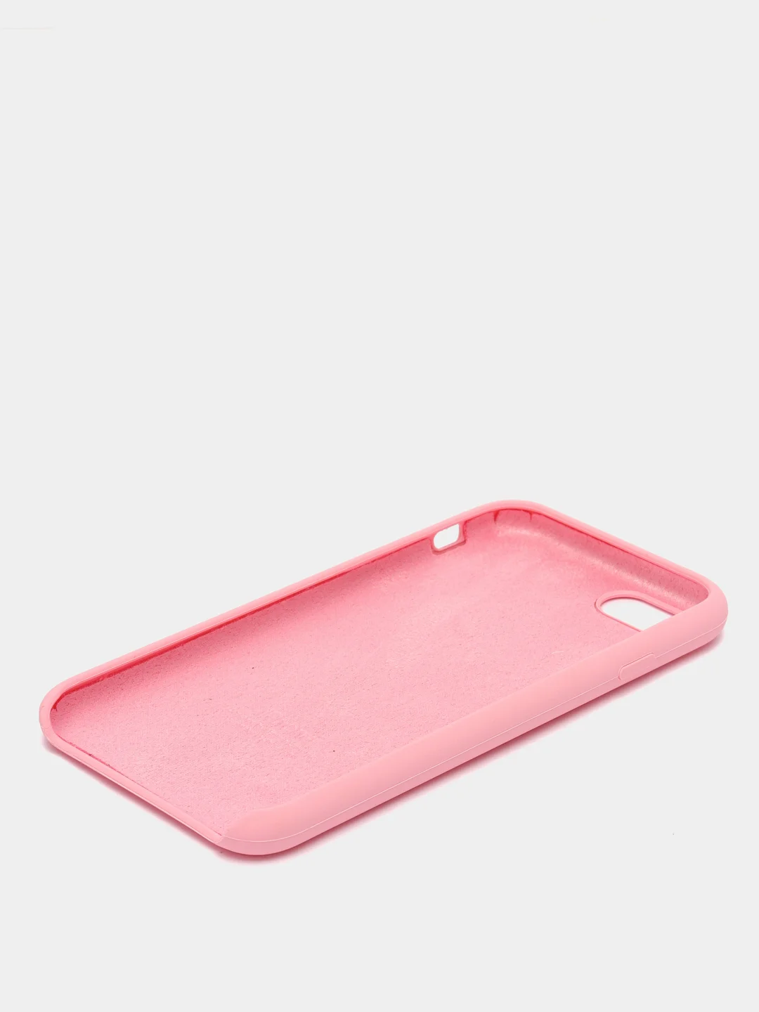 Розовый силиконовый чехол на iPhone 6, 6S / 7, 8 / 7 Plus, 8 Plus / X, XS / XR (разные цвета)