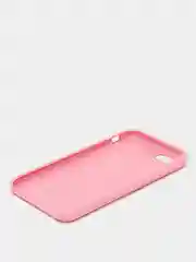 Розовый силиконовый чехол на iPhone 6, 6S / 7, 8 / 7 Plus, 8 Plus / X, XS / XR (разные цвета)