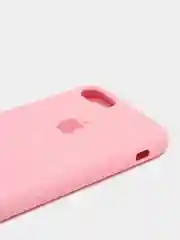 Розовый силиконовый чехол на iPhone 6, 6S / 7, 8 / 7 Plus, 8 Plus / X, XS / XR (разные цвета)
