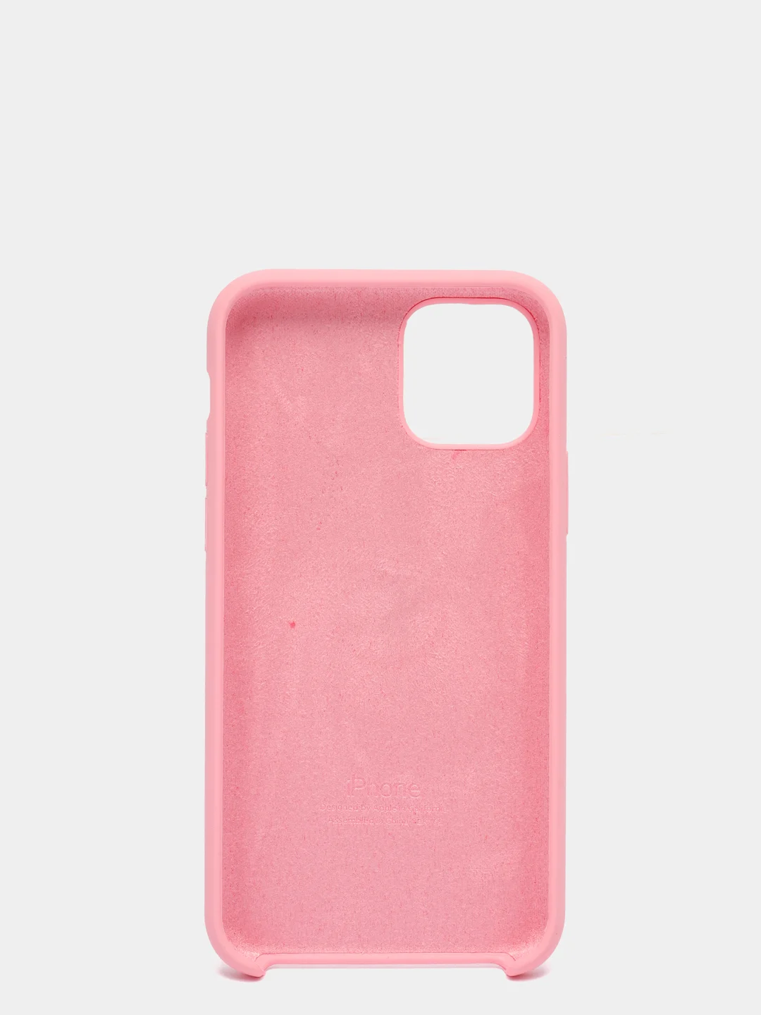 Розовый силиконовый чехол на iPhone 6, 6S / 7, 8 / 7 Plus, 8 Plus / X, XS / XR (разные цвета)
