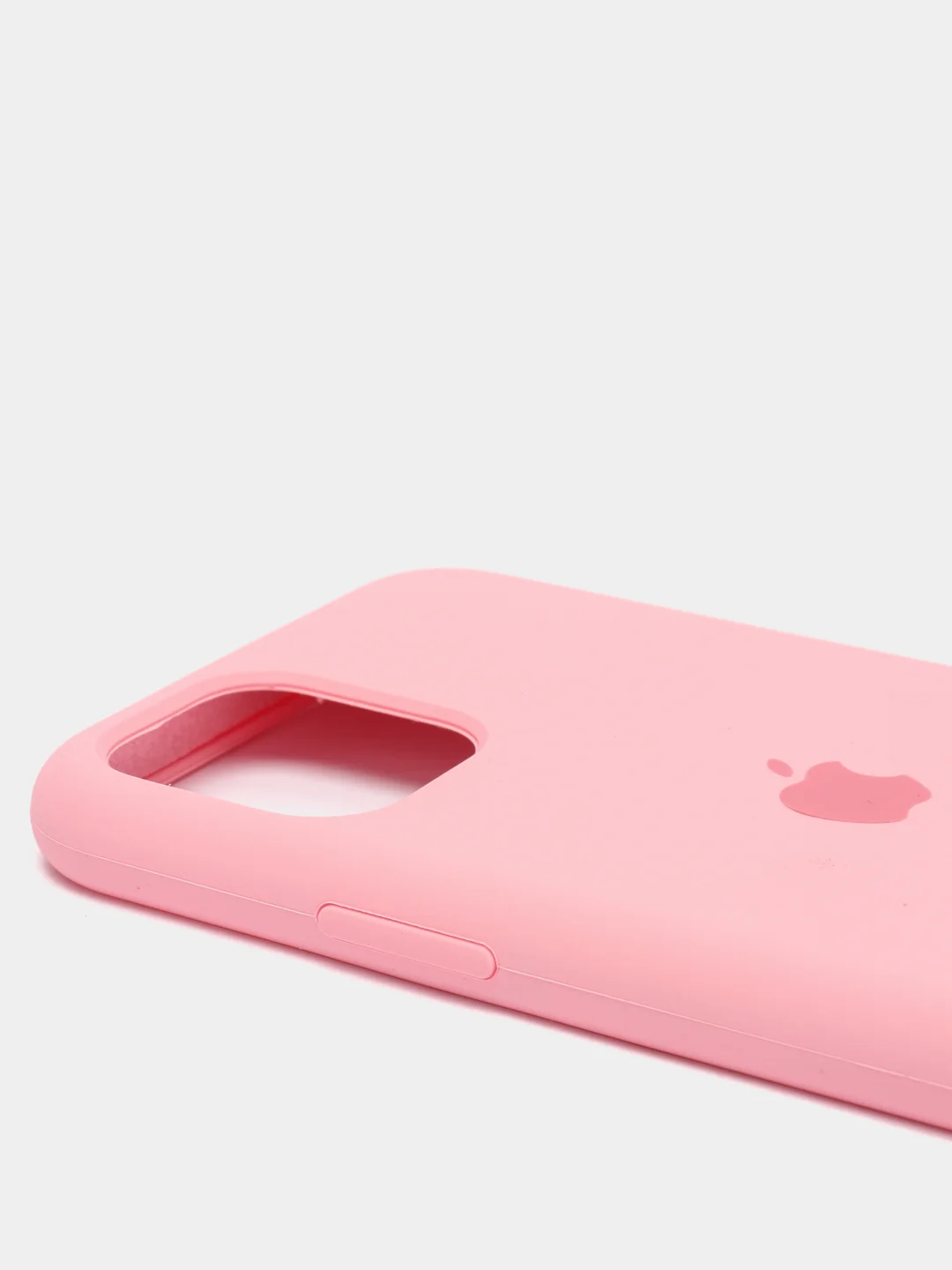 Розовый силиконовый чехол на iPhone 6, 6S / 7, 8 / 7 Plus, 8 Plus / X, XS / XR (разные цвета)