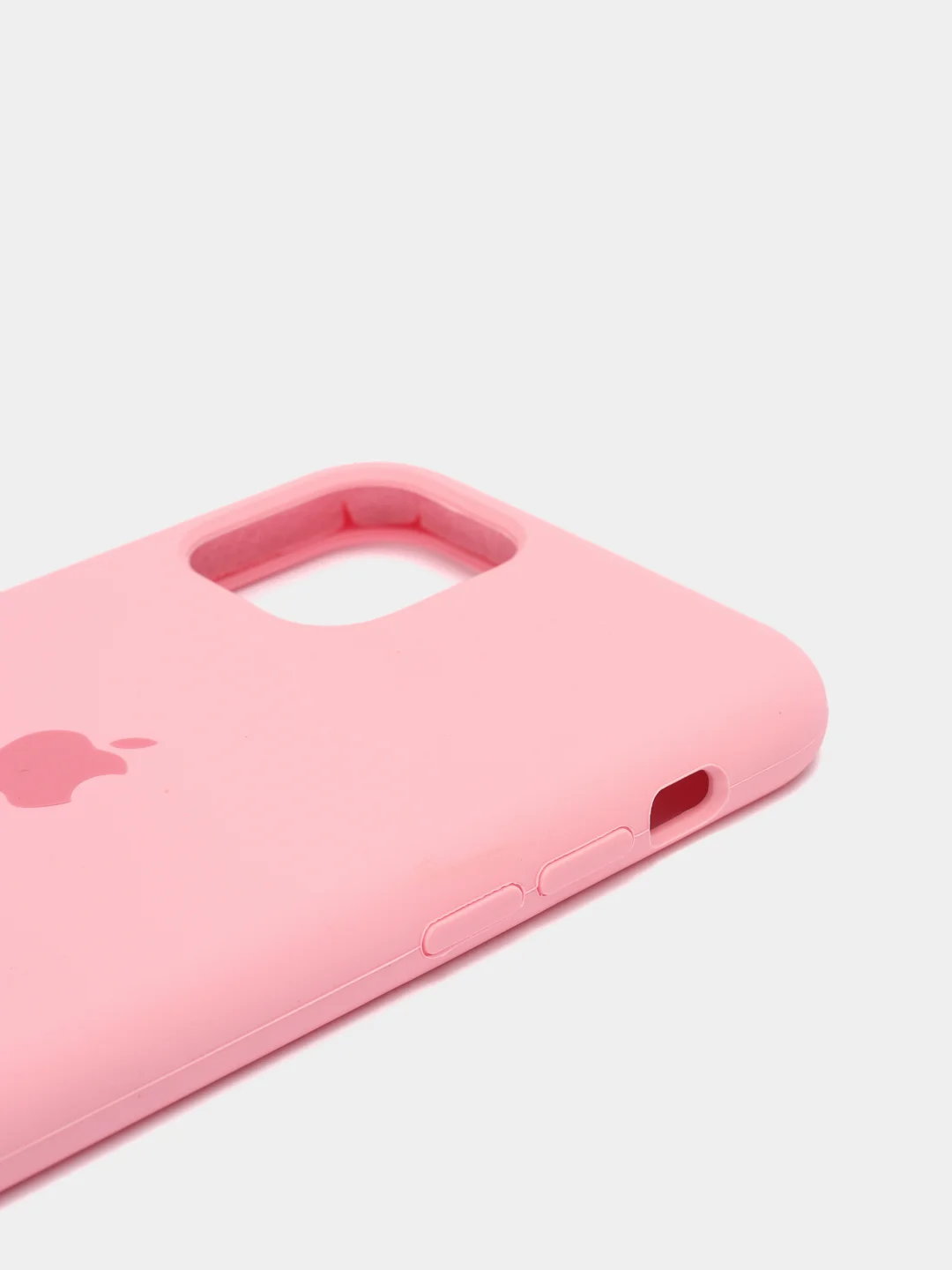 Розовый силиконовый чехол на iPhone 6, 6S / 7, 8 / 7 Plus, 8 Plus / X, XS / XR (разные цвета)
