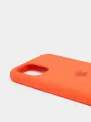 Оранжевый силиконовый чехол на iPhone 6, 6S / 7, 8 / 7 Plus, 8 Plus / X, XS / XR (разные цвета)