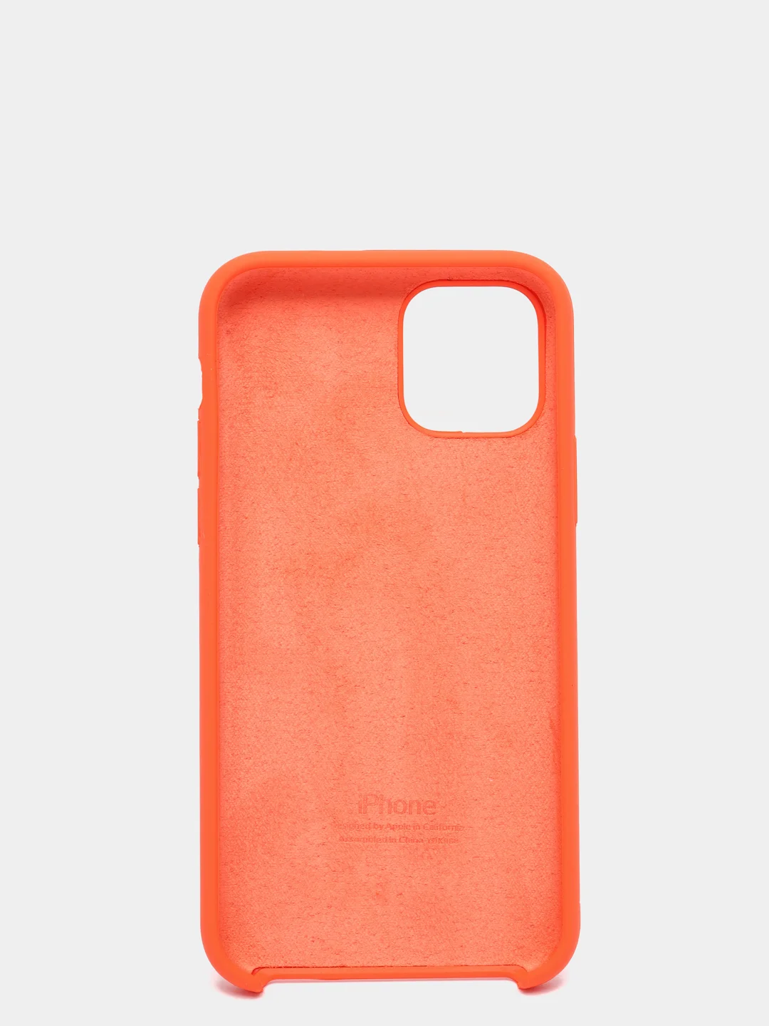 Оранжевый силиконовый чехол на iPhone 6, 6S / 7, 8 / 7 Plus, 8 Plus / X, XS / XR (разные цвета)