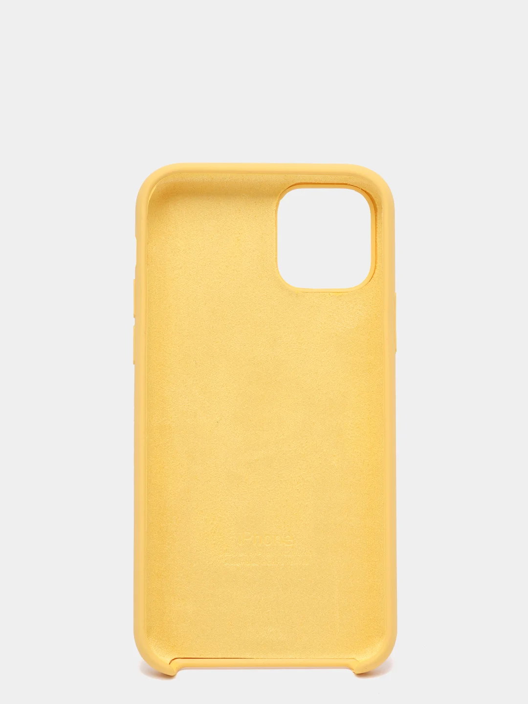 Желтый силиконовый чехол на iPhone 6, 6S / 7, 8 / 7 Plus, 8 Plus / X, XS / XR (разные цвета)