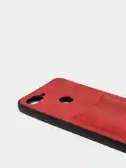 Красный чехол Xiaomi из эко кожи на модели Mi 8 Mi 8 Lite Mi 10 Mi 10 Lite Mi 6X Mi A2