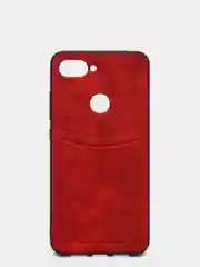 Красный чехол Xiaomi из эко кожи на модели Mi 8 Mi 8 Lite Mi 10 Mi 10 Lite Mi 6X Mi A2
