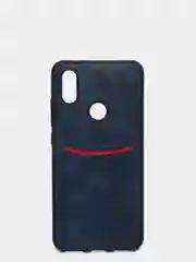 Синий чехол Xiaomi из эко кожи на модели Mi 8 Mi 8 Lite Mi 10 Mi 10 Lite Mi 6X Mi A2