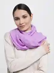 Сиреневый шарф женский