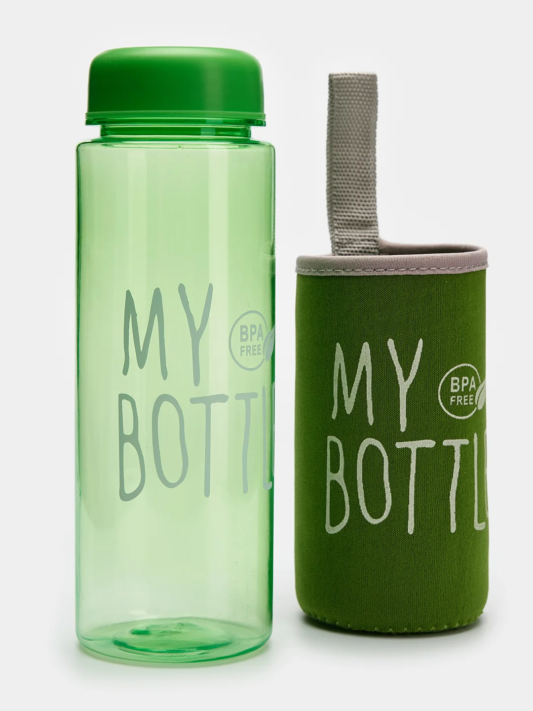 Черный my bottle в термочехле