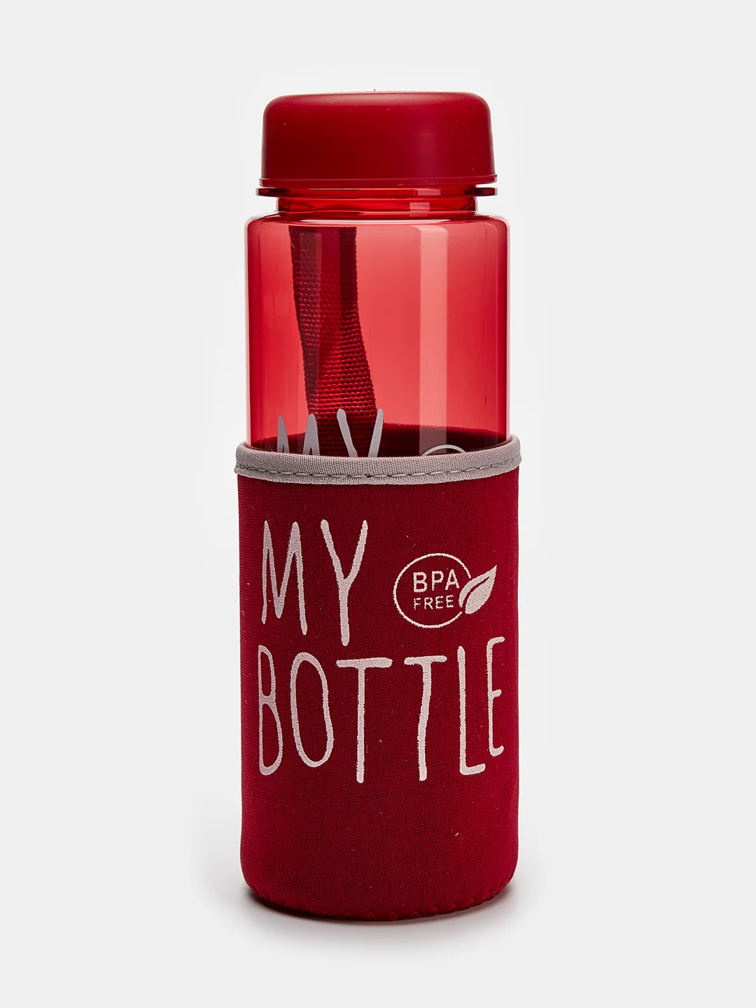 Черный my bottle в термочехле