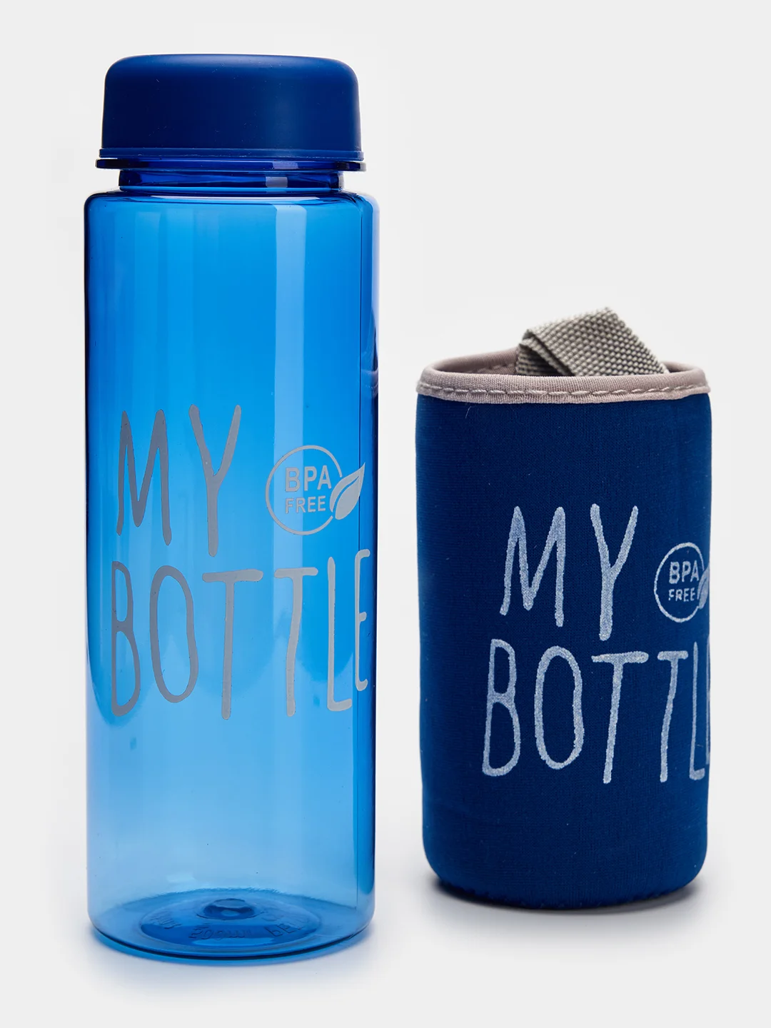 Черный my bottle в термочехле
