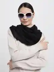 Черный шарф женский