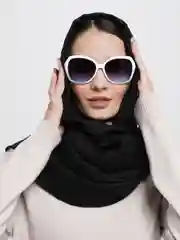 Черный шарф женский