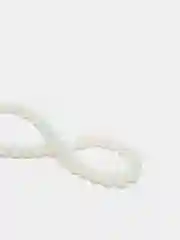 Серебряный бусины круглые стеклянные
