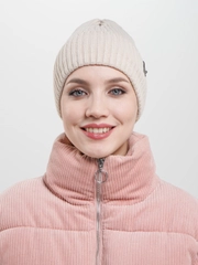 Шапка бини женская с утеплителем