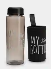 Черный my bottle в термочехле