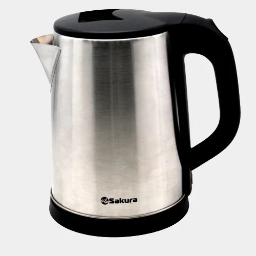 Серый металлик чайник электрический Sakura SA-2149, 1800 Вт