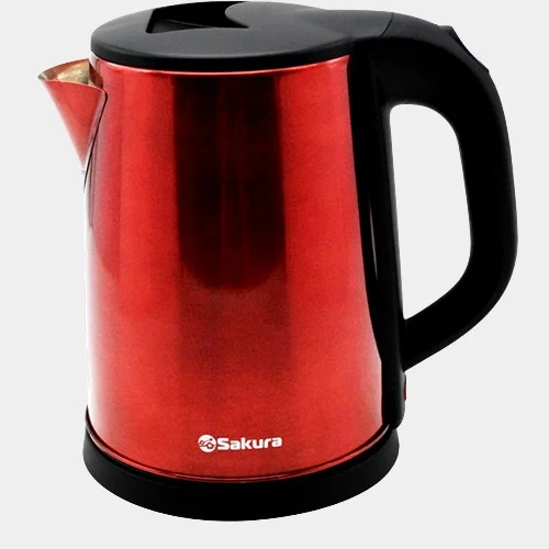 Алый чайник электрический Sakura SA-2149BR, 1800 Вт