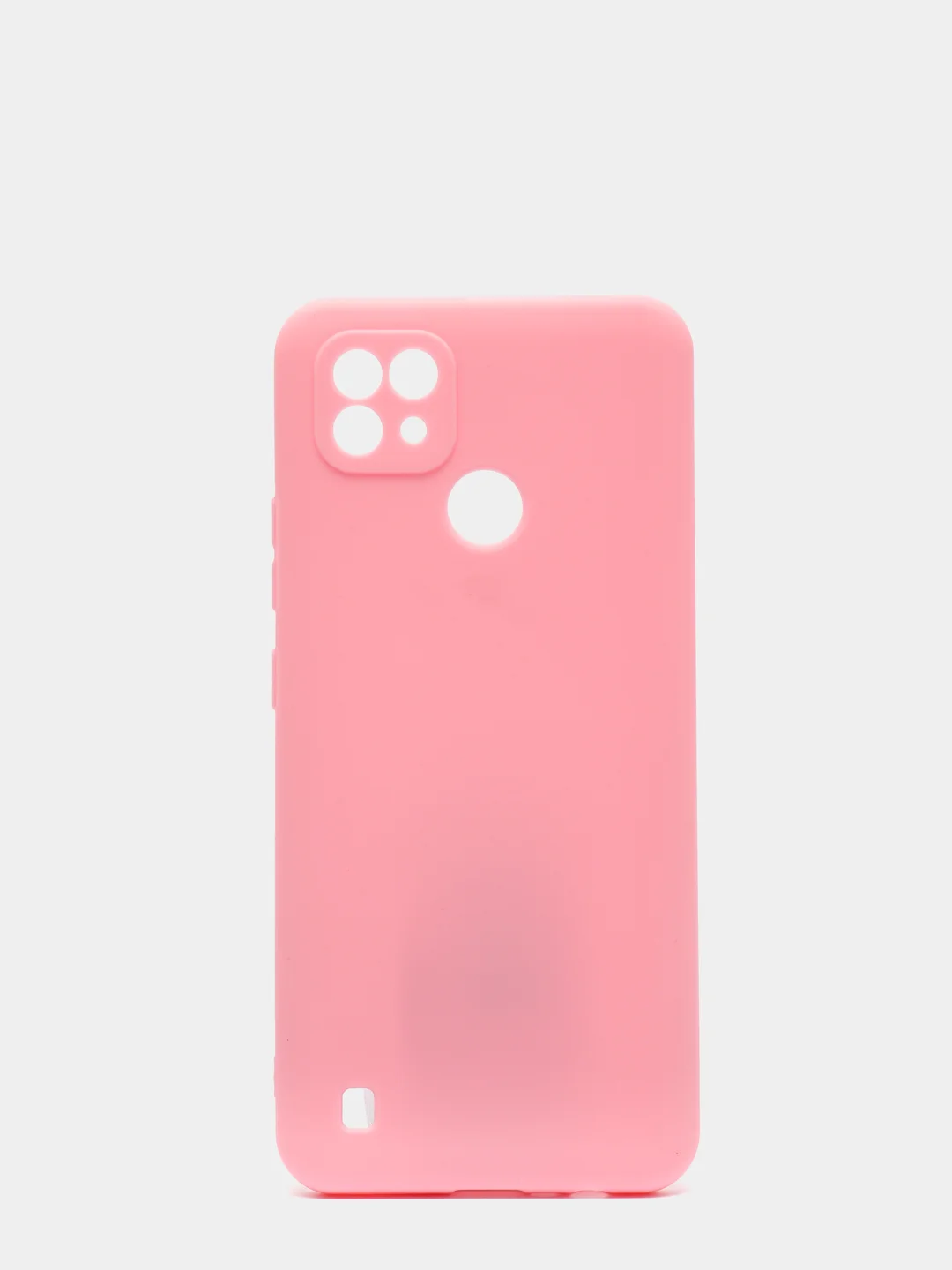 Розовый realme C21Y / realme C21 / Realme C11 (2021) / C11 (2020) чехол матовый