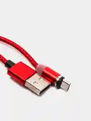 Белый магнитный кабель microUSB, type-C, Lightning