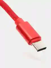 Красный кабель зарядный  Lightning на iPhone, айфон