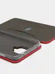 Красный чехол книжка Xiaomi 8a/9/Note8T/Note7/Note8/Note9T/Note9S(Pro/ProMax)Mi8SE/MiPlay/Mi8Lite