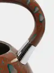 Коричневый чайник металлический МВ, со свистком, 3.0 л