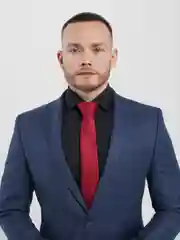 Бордовый галстук мужской