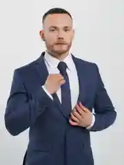 Фиолетовый галстук мужской