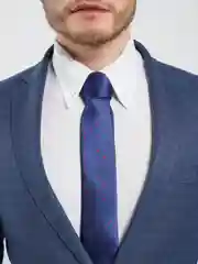 Индиго галстук мужской